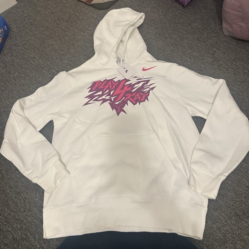 Nike "Play4Kay" Collection Men's Pullover Club Fleece Hoodie Size Medium